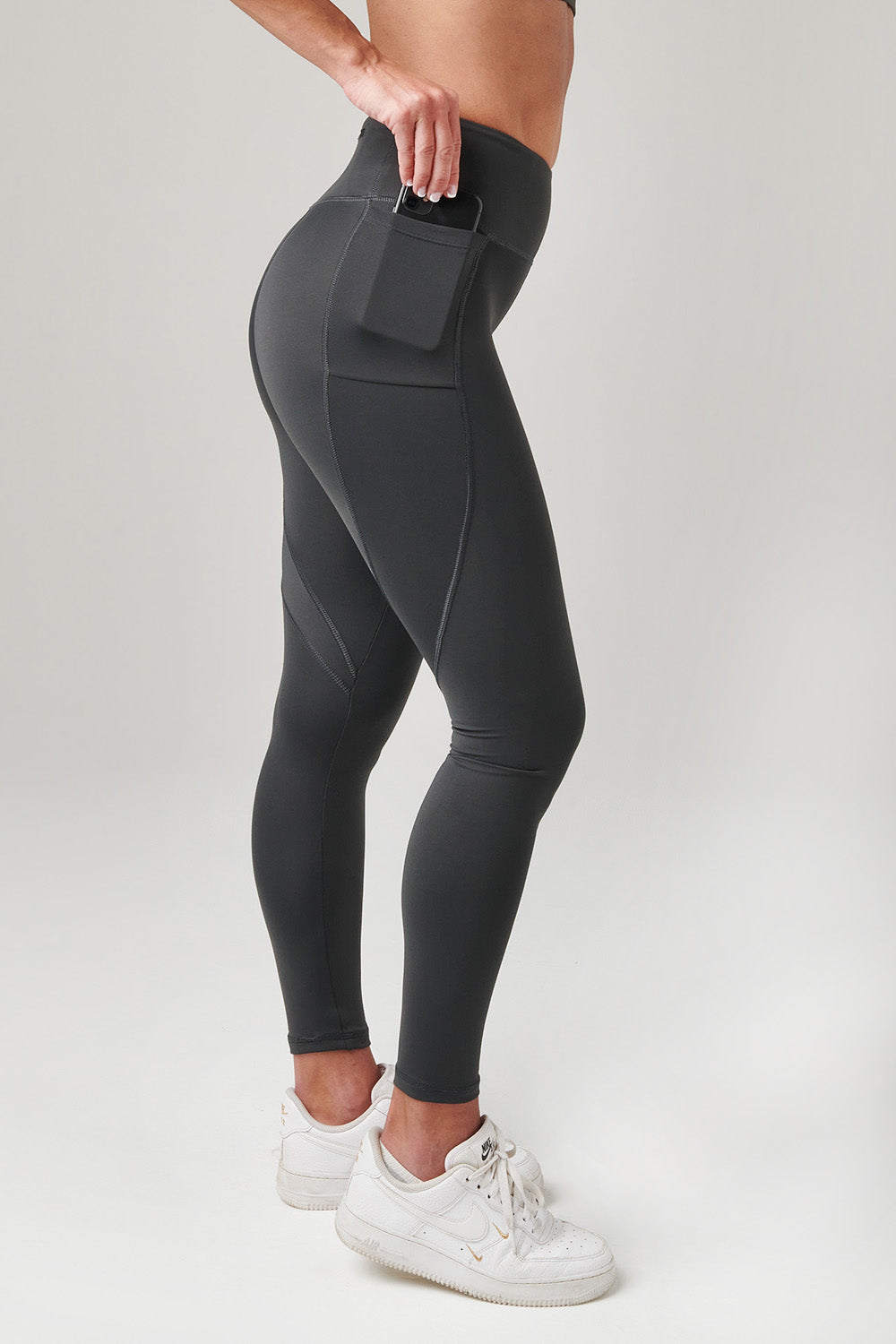 GB Elevate High Waist Leggings - Grey – GB Wear Europe