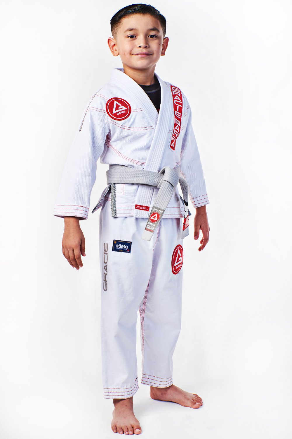 AtletaGB V2 Youth Kimono - White – GB Wear Europe